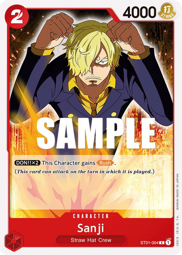 Sanji ST01-004 | One Piece TCG onepiece 牌