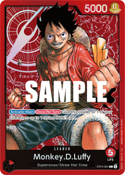 Monkey.D.Luffy ST01-001
Macaco.D.Luffy ST01-001 image