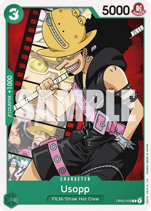 Usopp OP02-028 Crop image Wallpaper