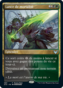 Lance de mortalité