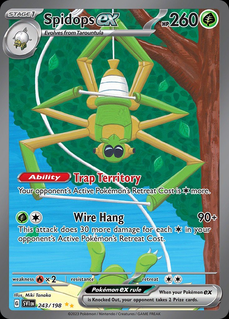 Spidops ex sv1 243 Pokemon TCG POK Cards