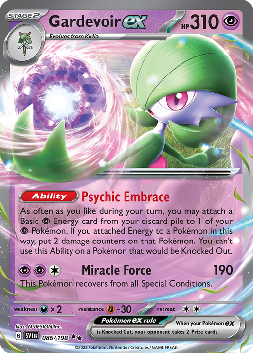 Gardevoir ex sv1 86 Full hd image