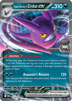 Team Rocket's Crobat ex DRI 122 image