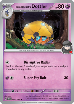 Team Rocket's Dottler DRI 88 image