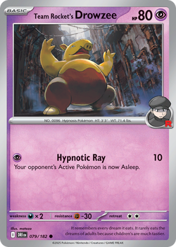 Team Rocket's Drowzee DRI 79 image