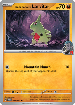 Team Rocket's Larvitar DRI 94 image