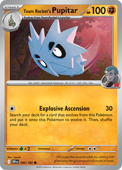 Team Rocket's Pupitar DRI 95 image