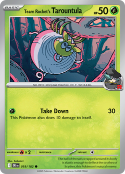 Team Rocket's Tarountula DRI 19 image