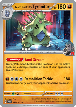 Team Rocket's Tyranitar DRI 96 image