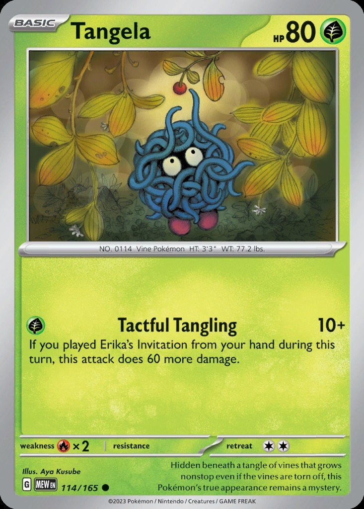 Tangela sv3pt5 114 | Pokemon TCG POK Cards