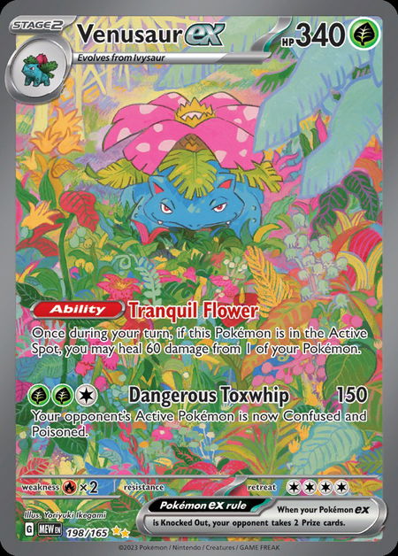 Venusaur ex sv3pt5 198