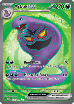 Arbok ex sv3pt5 185 image