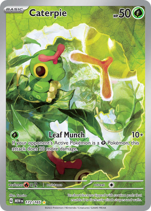 Caterpie sv3pt5 172 Full hd image