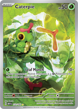 Caterpie sv3pt5 172
Translated to Russian: Кейтерпи sv3pt5 172 image