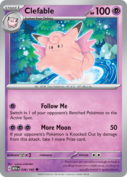 Clefable sv3pt5 36 Full hd image