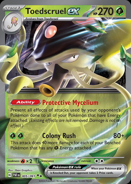 Toedscruel EX por Ray Chen deck image