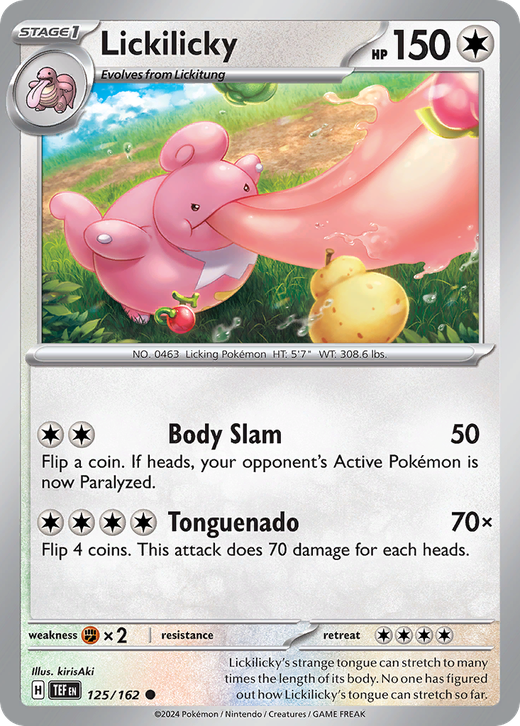 Lickilicky TEF 125 Full hd image