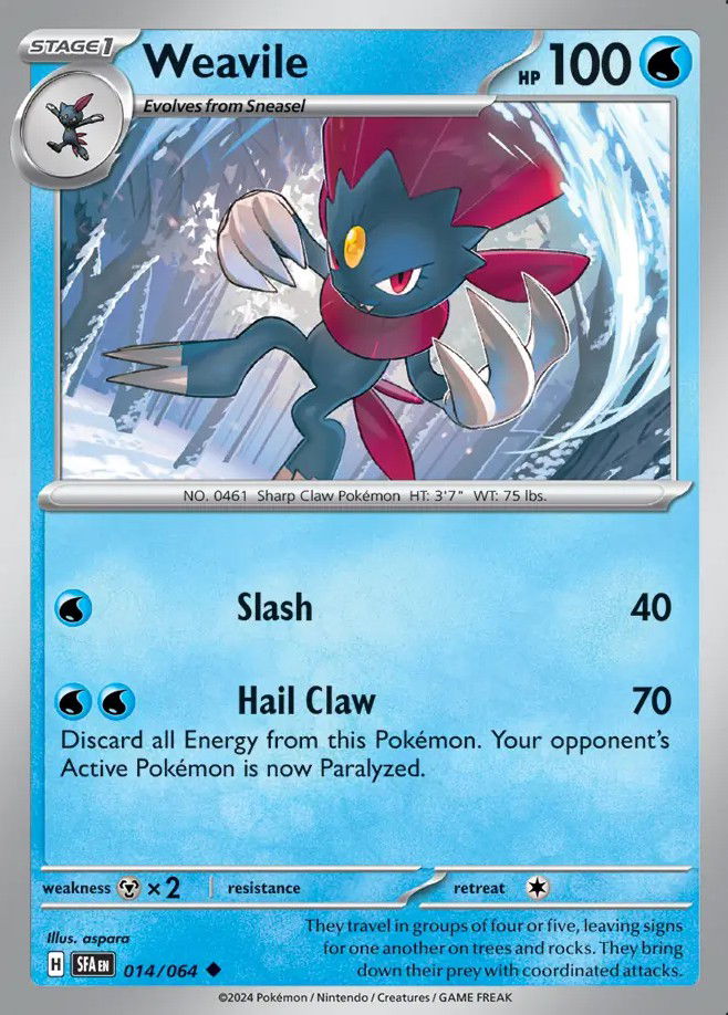 Weavile SFA 14 Crop image Wallpaper