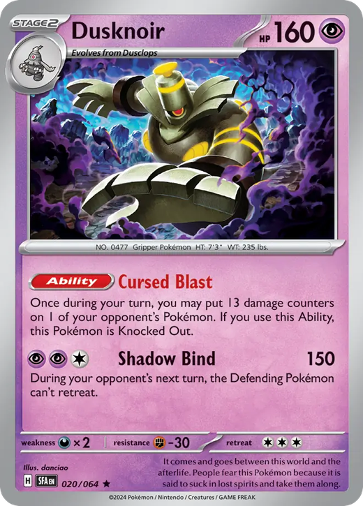 Dusknoir SFA 20 Full hd image