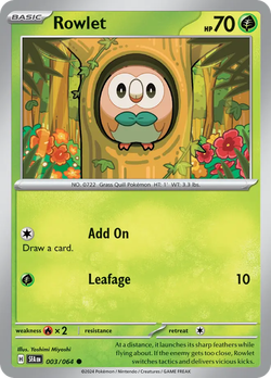 Rowlet SFA 3 -> 猫头夜鹰 SFA 3 image