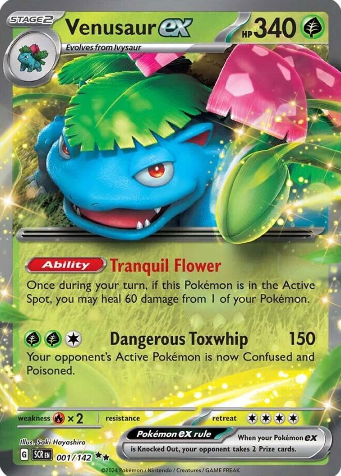 Venusaur ex SCR 1 Crop image Wallpaper