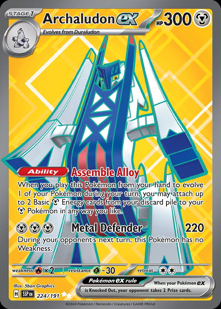 Archaludon ex SSP 224 Crop image Wallpaper