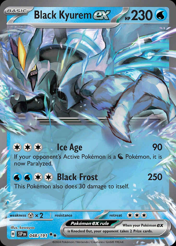 Black Kyurem ex SSP 48 Crop image Wallpaper