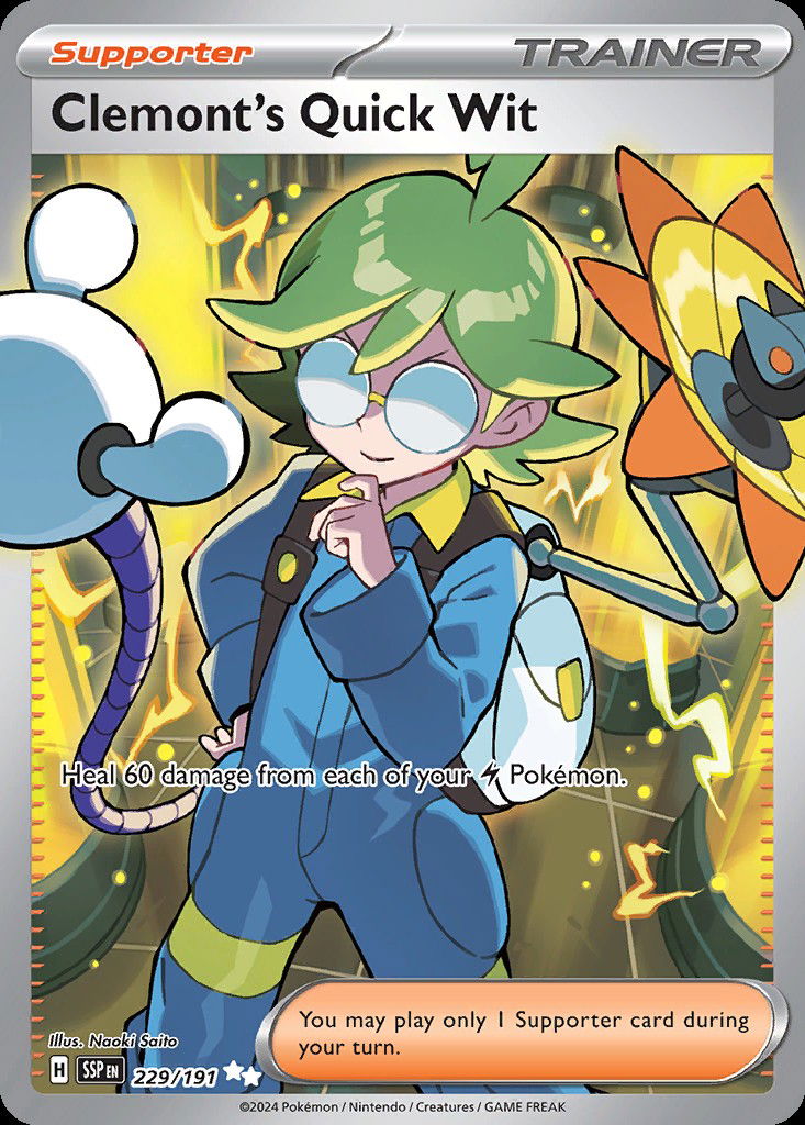 Clemont's Quick Wit SSP 229 Crop image Wallpaper