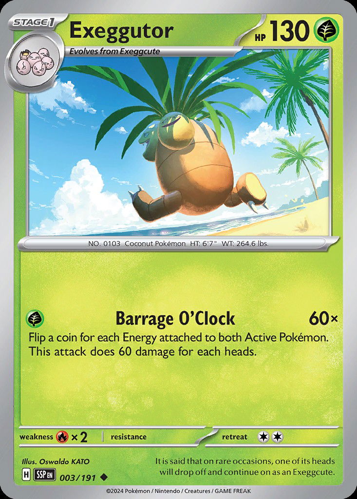 Exeggutor SSP 3 Crop image Wallpaper