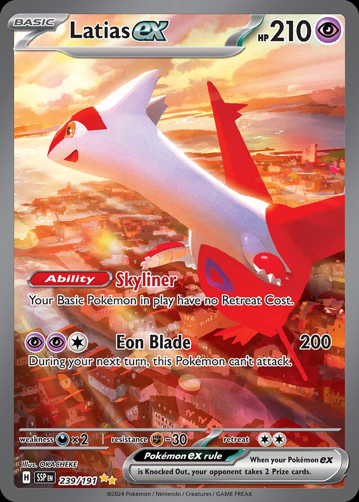 Latias ex SSP 239 Crop image Wallpaper