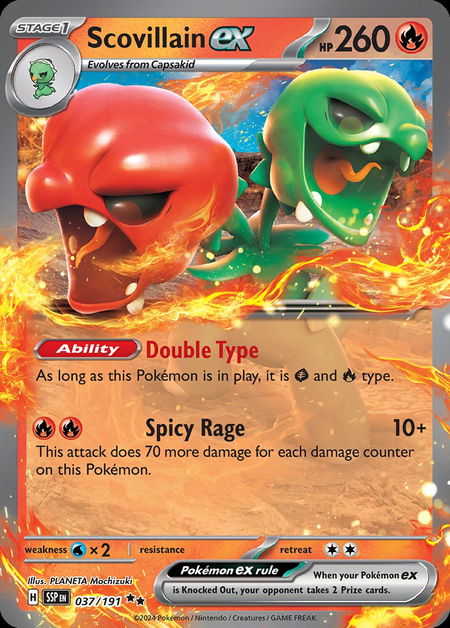 Scovillain ex - Fire Type (Expanded - 2025.1) (Ver.1) deck image