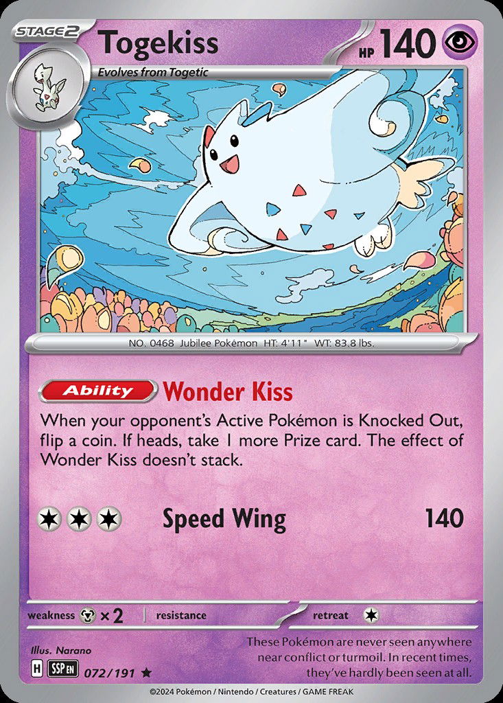 Togekiss SSP 72 Crop image Wallpaper