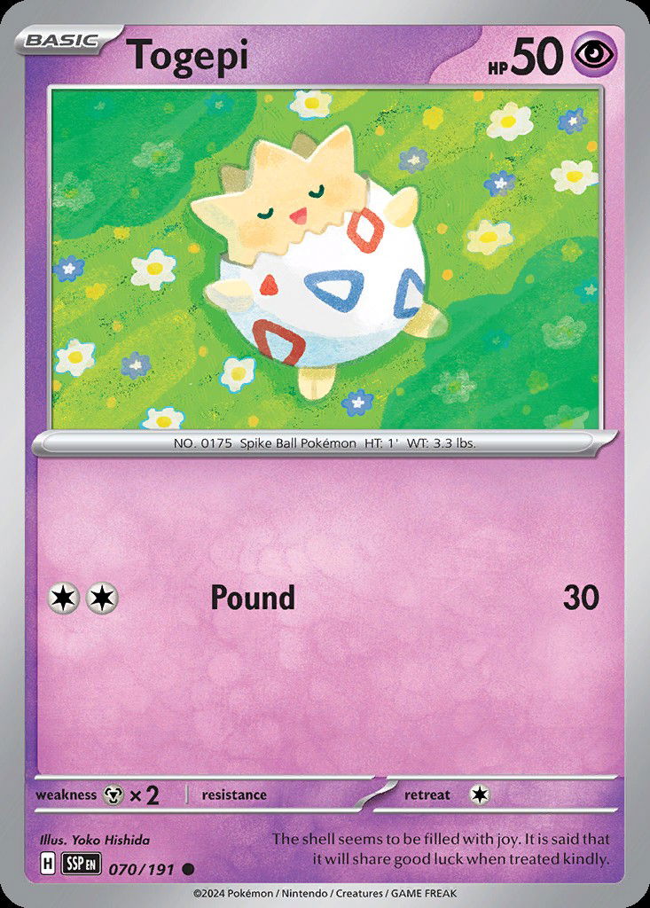 Togepi SSP 70 Crop image Wallpaper