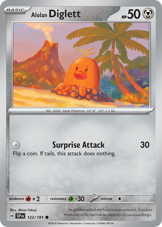 Alolan Diglett SSP 122 Full hd image