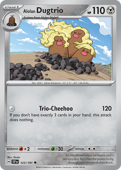 Alolan Dugtrio SSP 123 image