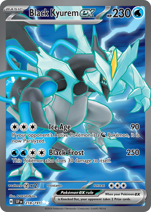 Black Kyurem ex SSP 218 Full hd image