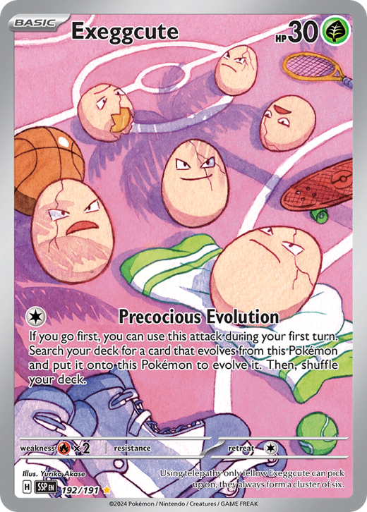 Exeggcute SSP 192 Full hd image