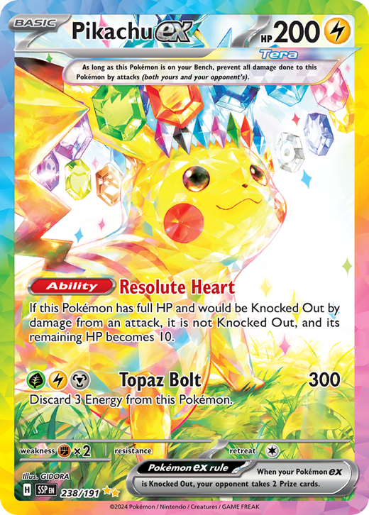 Pikachu ex SSP 238 Full hd image