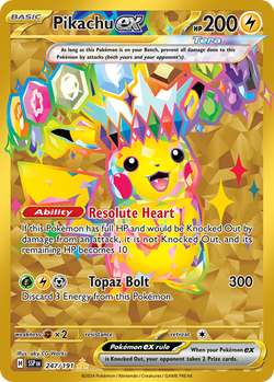 Pikachu ex SSP 247