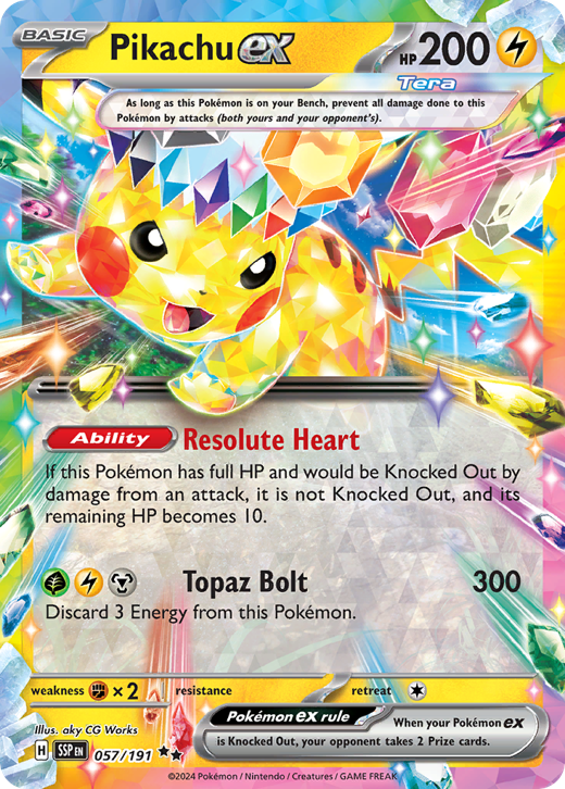 Pikachu ex SSP 57 Full hd image