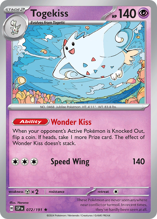 Togekiss SSP 72 Full hd image