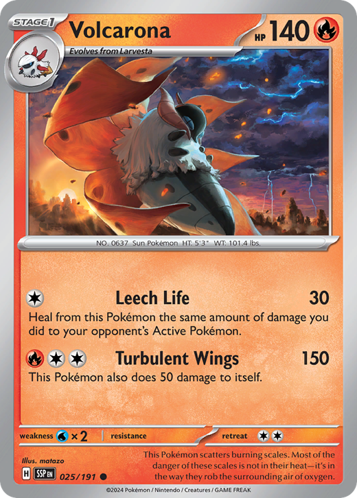 Volcarona SSP 25 Full hd image