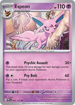 Espeon PRE 33 image