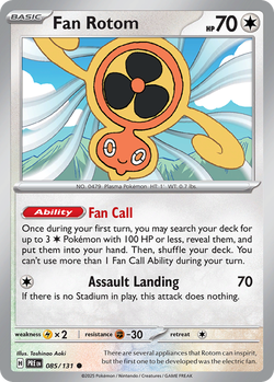 Fan Rotom PRE 85 image