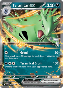 Tyranitar ex PRE 64 image