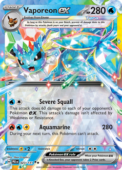 Vaporeon ex PRE 23 image