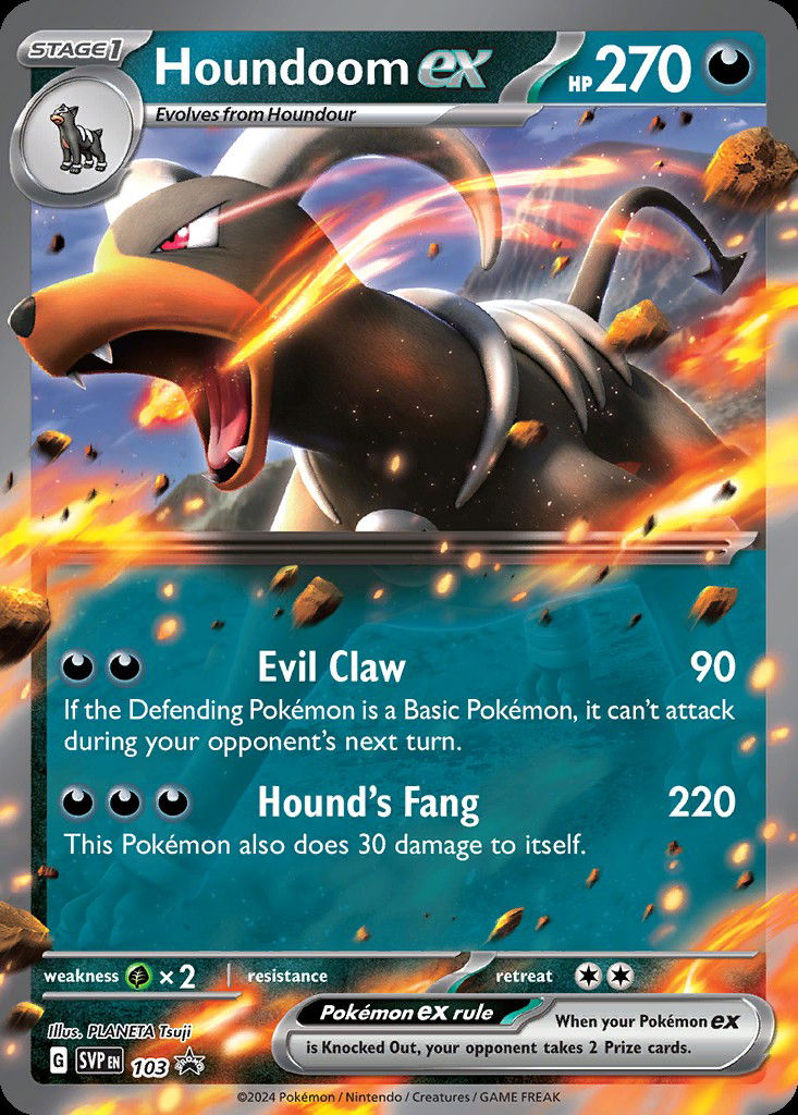 Houndoom ex PR-SV 103 Crop image Wallpaper