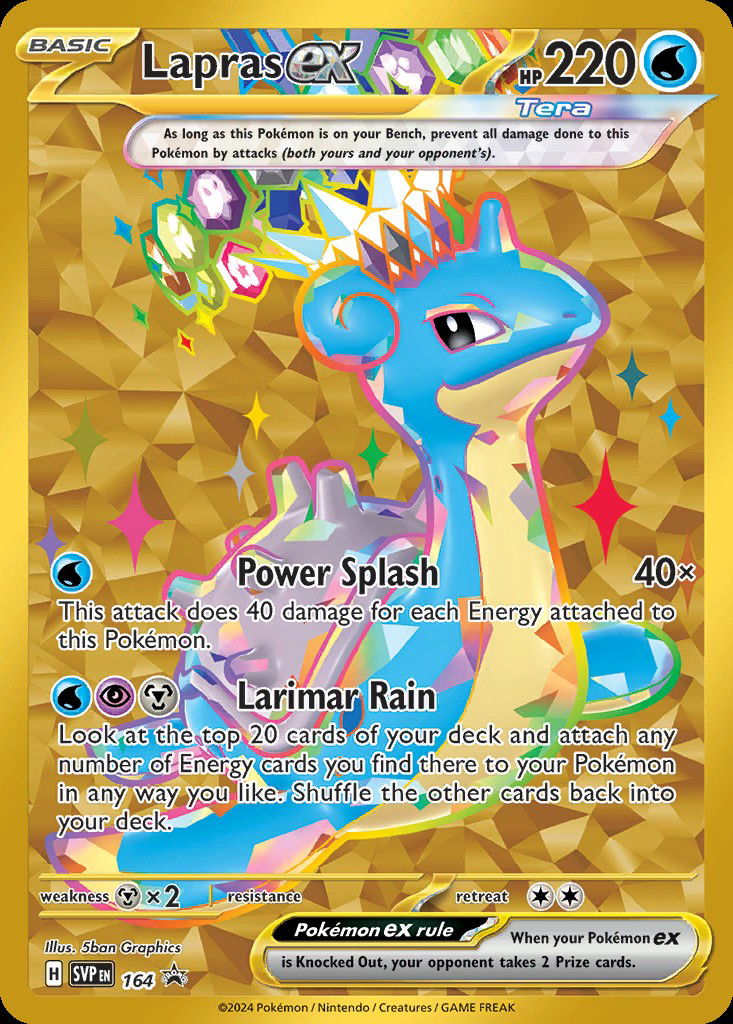 Lapras ex PR-SV 164 Crop image Wallpaper