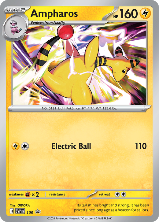 Ampharos PR-SV 109 Full hd image