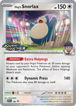 Hop's Snorlax svp 184 image